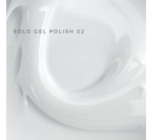 Гель-лак однофазний TOUCH Solo gel Polish №02, білий, 9 мл