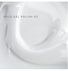 Гель-лак однофазний TOUCH Solo gel Polish №02, білий, 9 мл