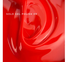 Гель-лак однофазний TOUCH Solo gel Polish №09, червоний, 9 мл