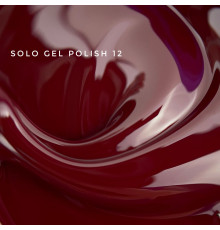 Гель-лак однофазний TOUCH Solo gel Polish №12, вишневий, 9 мл
