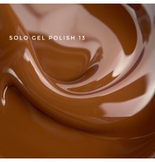Гель-лак однофазний TOUCH Solo gel Polish №13, каштановий, 9 мл