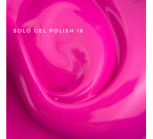 Гель-лак однофазний TOUCH Solo gel Polish №16, рожевий, 9 мл
