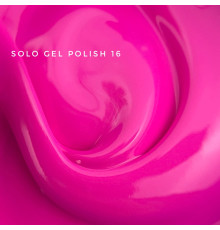 Гель-лак однофазний TOUCH Solo gel Polish №16, рожевий, 9 мл