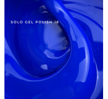 Гель-лак однофазний TOUCH Solo gel Polish №18, синій, 9 мл