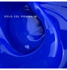 Гель-лак однофазний TOUCH Solo gel Polish №18, синій, 9 мл