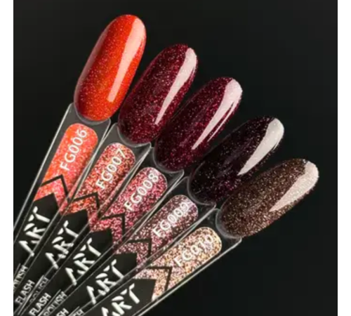 Гель-лак світловідбиваючий ART Flash Gel Polish №FG006, 6 мл