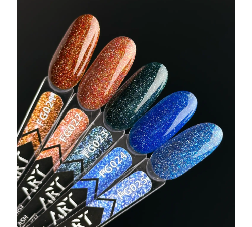 Гель-лак світловідбиваючий ART Flash Gel Polish №FG025, 6 мл