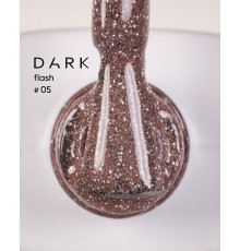 Гель-лак світловідбиваючий DARK Flash №005, рожеве-золото, 10 мл