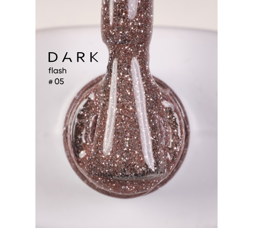 Гель-лак світловідбиваючий DARK Flash №005, рожеве-золото, 10 мл