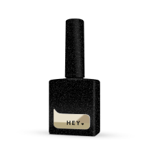 Гель-лак світловідбиваючий HEYLOVE Gel Polish Powerfull чорний, 15 мл