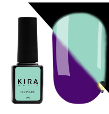Гель-лак флуоресцентний Kira Nails FLUO №009 фіолетовий, 6 мл