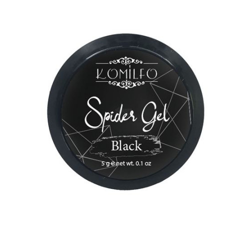 Гель-павутинка Komilfo Spider Gel Black 5 г