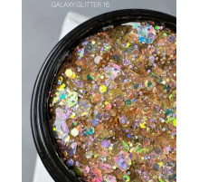 Глітерний гель SAGA galaxy glitter №16, 5 г