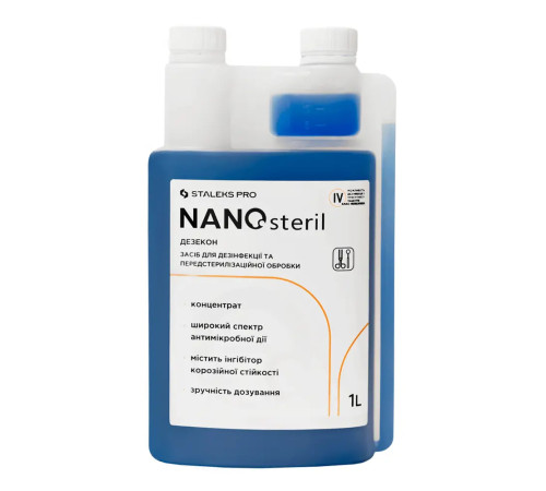 Дезинфікуючий засіб NANOsteril концентрат, 1000 мл