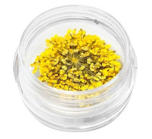 Nail decor Sukhotsvity No. 9 Bright yellow