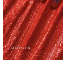 Паста декоративна Saga Relief past №10, червона, 5 мл
