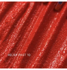 Декоративная паста Saga Relief past №10, красная, 5 мл