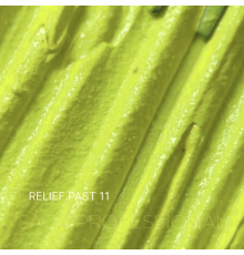 Декоративная паста Saga Relief past №11, неоново-желтая, 5 мл