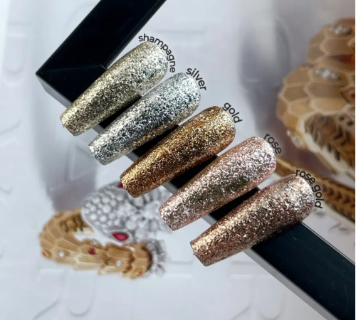 Рідка фольга GaMa Platinum Champagne шампань, 5 г