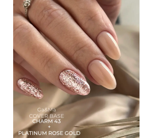 Рідка фольга GaMa Platinum Rose gold рожеве золото, 5 г