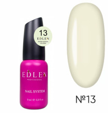 Liquid acrylic gel Edlen Water Acrygel Colored No. 13 with a brush, 9 ml