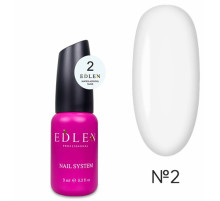 Liquid acrylic gel Edlen Water Acrygel Nude No. 02 with a brush, 9 ml