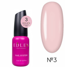 Рідкий акрил-гель Edlen Water Acrygel Nude №03 з пензлем, 9 мл