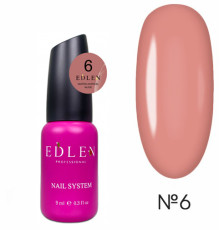 Рідкий акрил-гель Edlen Water Acrygel Nude №06 з пензлем, 9 мл