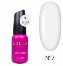 Рідкий акрил-гель Edlen Water Acrygel Nude №07 з пензлем, 9 мл