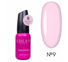 Рідкий акрил-гель Edlen Water Acrygel Nude №09 з пензлем, 9 мл