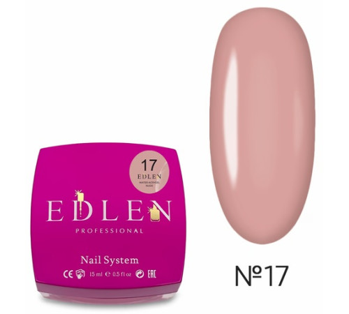 Рідкий акрил-гель Edlen Water Acrygel Nude №17, 15 мл