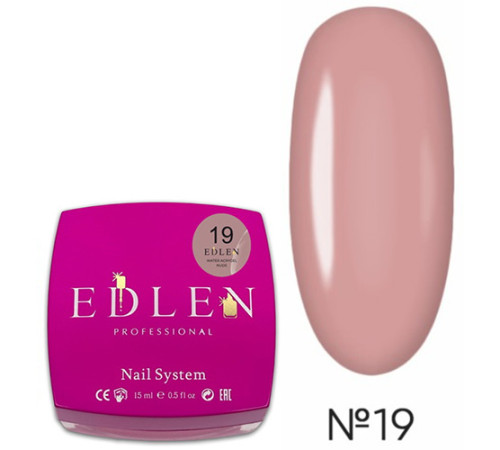 Рідкий акрил-гель Edlen Water Acrygel Nude №19, 15 мл