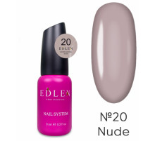 Liquid acrylic gel Edlen Water Acrygel Nude No. 20 with a brush, 9 ml