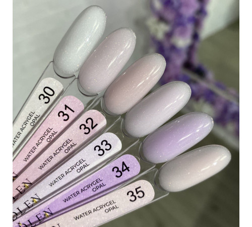 Рідкий акрил-гель Edlen Water Acrygel Opal №31, з пензлем, 9 мл