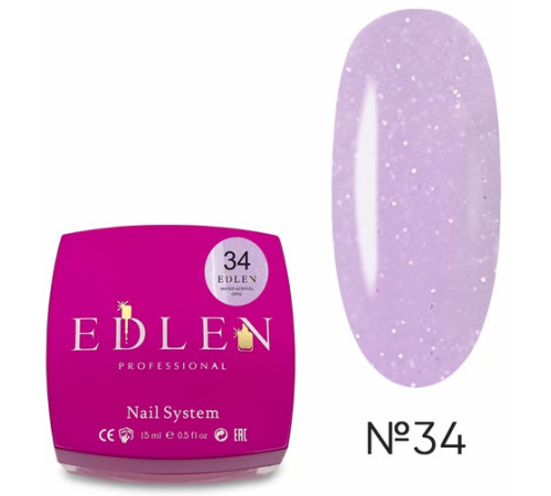 Рідкий акрил-гель Edlen Water Acrygel Opal №34, 15 мл