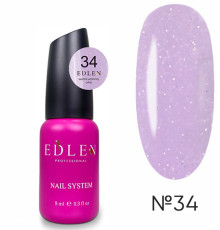 Рідкий акрил-гель Edlen Water Acrygel Opal №34, з пензлем, 9 мл