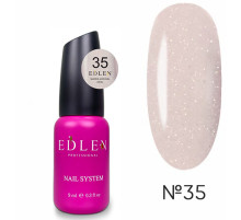 Рідкий акрил-гель Edlen Water Acrygel Opal №35, з пензлем, 9 мл
