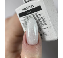 Рідкий гель HEYLOVE Smart Gel Bianco молочний з шиммером, 15 мл