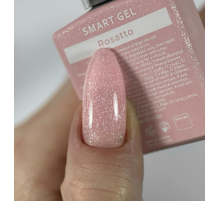Liquid gel HEYLOVE Smart Gel Rosatto, pink with sparkles, 15 ml