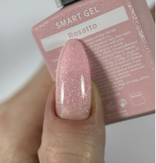 Рідкий гель HEYLOVE Smart Gel Rosatto, рожевий з блискітками, 15 мл