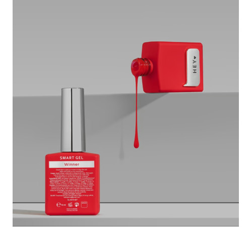 Рідкий гель HEYLOVE Smart Gel Winner, червоний, 15 мл