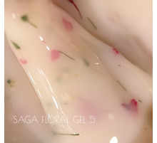 Рідкий гель для нігтів Saga Liquid Floral gel №05, 15 мл
