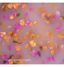Рідкий гель для нігтів Saga Liquid Floral gel №06, 15 мл