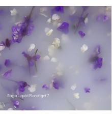 Рідкий гель для нігтів Saga Liquid Floral gel №07, 15 мл