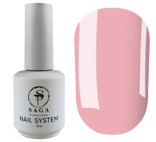 Рідкий гель для нігтів Saga Liquid gel №02, ніжно-персиковий, 15 мл