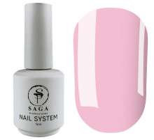 Saga Liquid gel for nails No. 04, soft pink, 15 ml