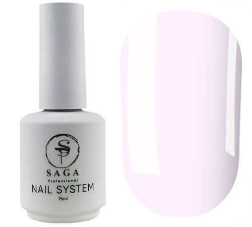 Рідкий гель для нігтів Saga Liquid gel №12, лілово-рожевий, 15 мл