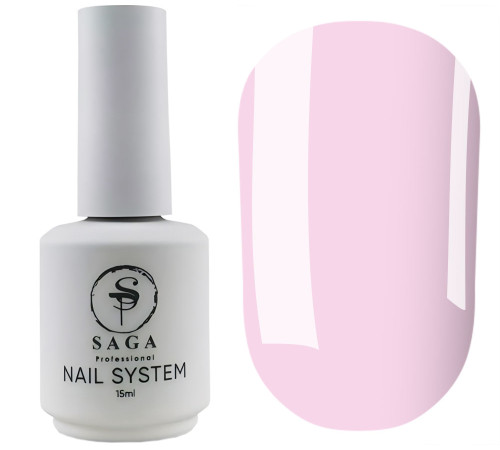 Рідкий гель для нігтів Saga Liquid gel №13, бузково-рожевий, 15 мл