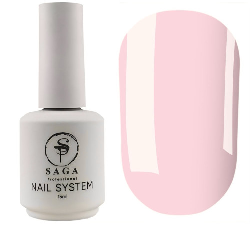 Рідкий гель для нігтів Saga Liquid gel №14, світло-рожевий, 15 мл