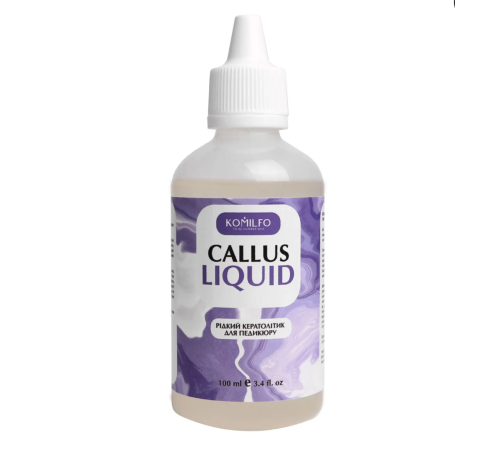 Рідкий кератолітик для педикюру Komilfo Callus Foam, 100 мл
